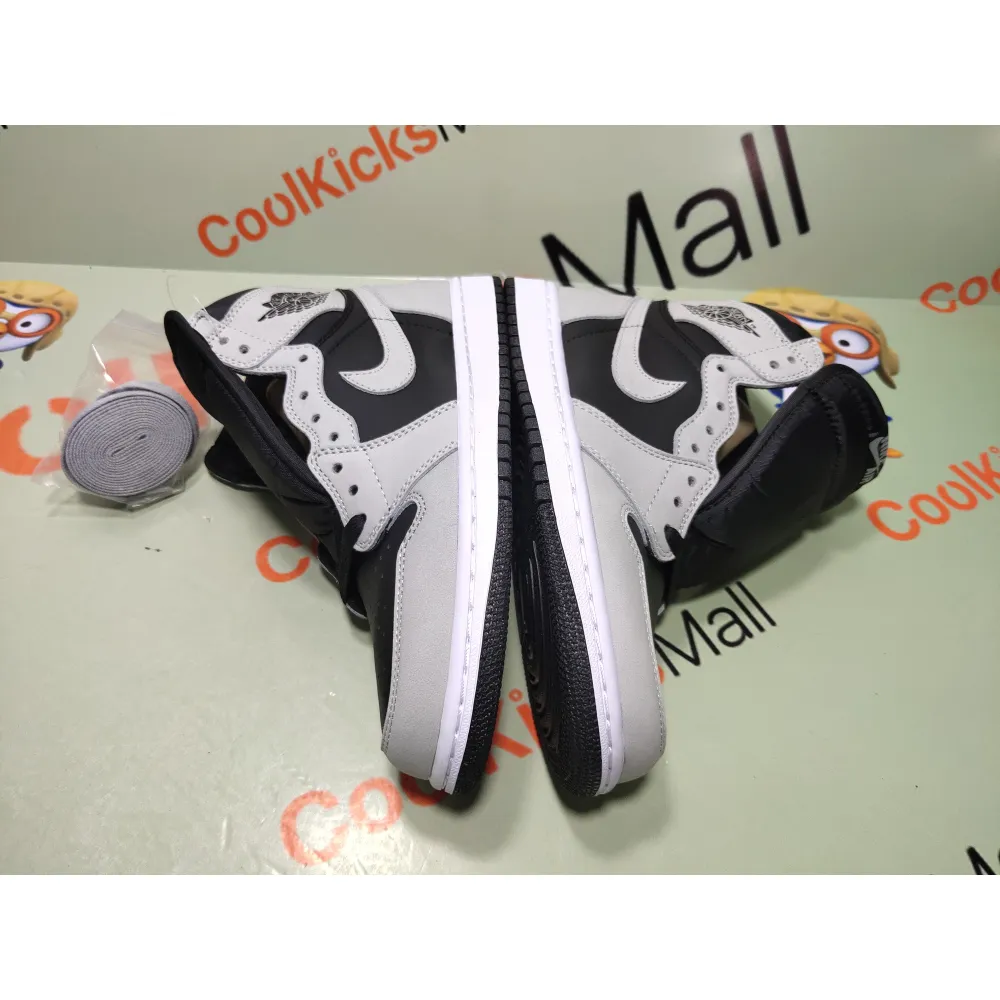 GET Air Jordan 1 Shadow 2.0 Black Light Smoke Grey,555088-035