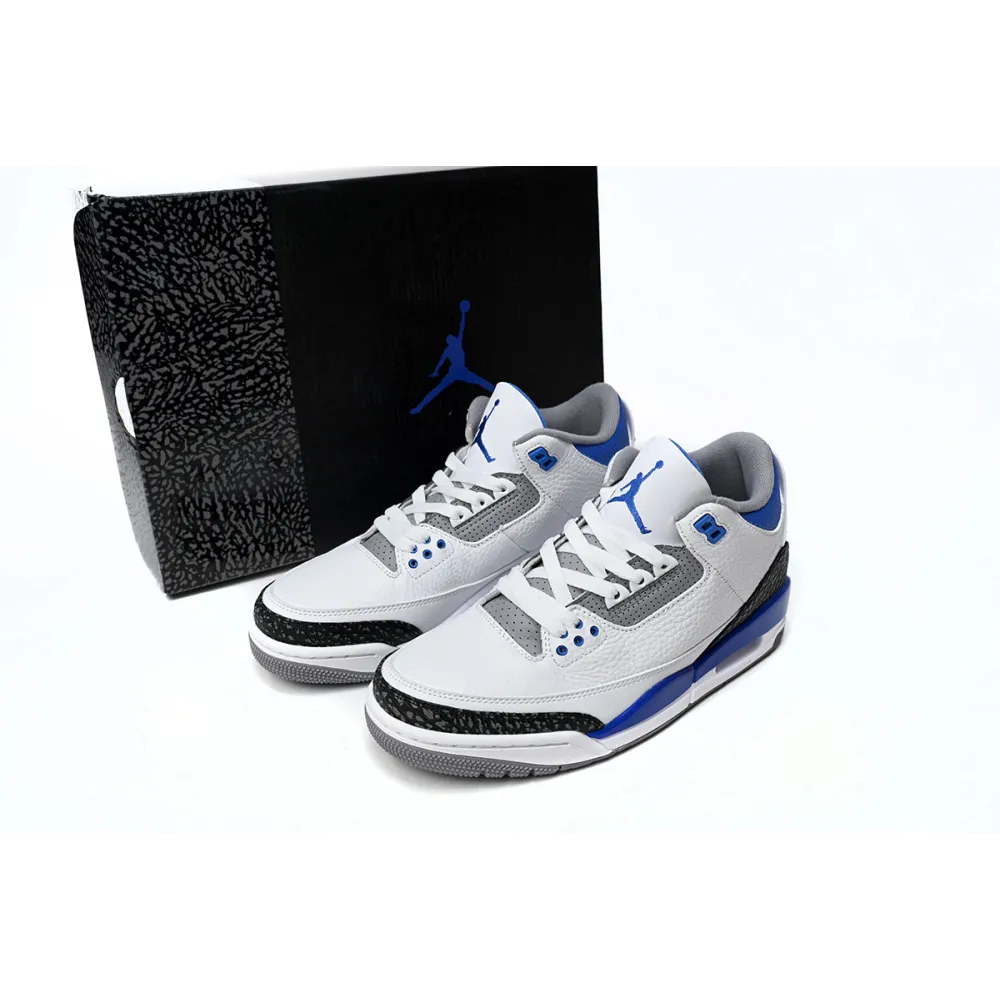GET Air Jordan 3 Retro Racer Blue ,CT8532-145 