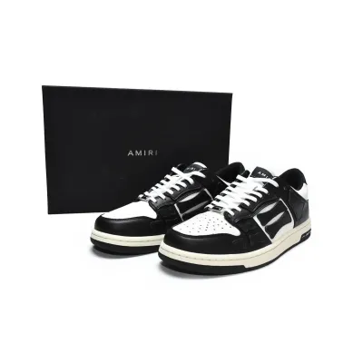 PKGoden AMIRI Skel Top Low Black White,MFS003-124 01