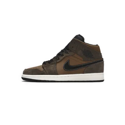 GET Air Jordan 1 Mid SE Dark Chocolate,DC7294-200 01