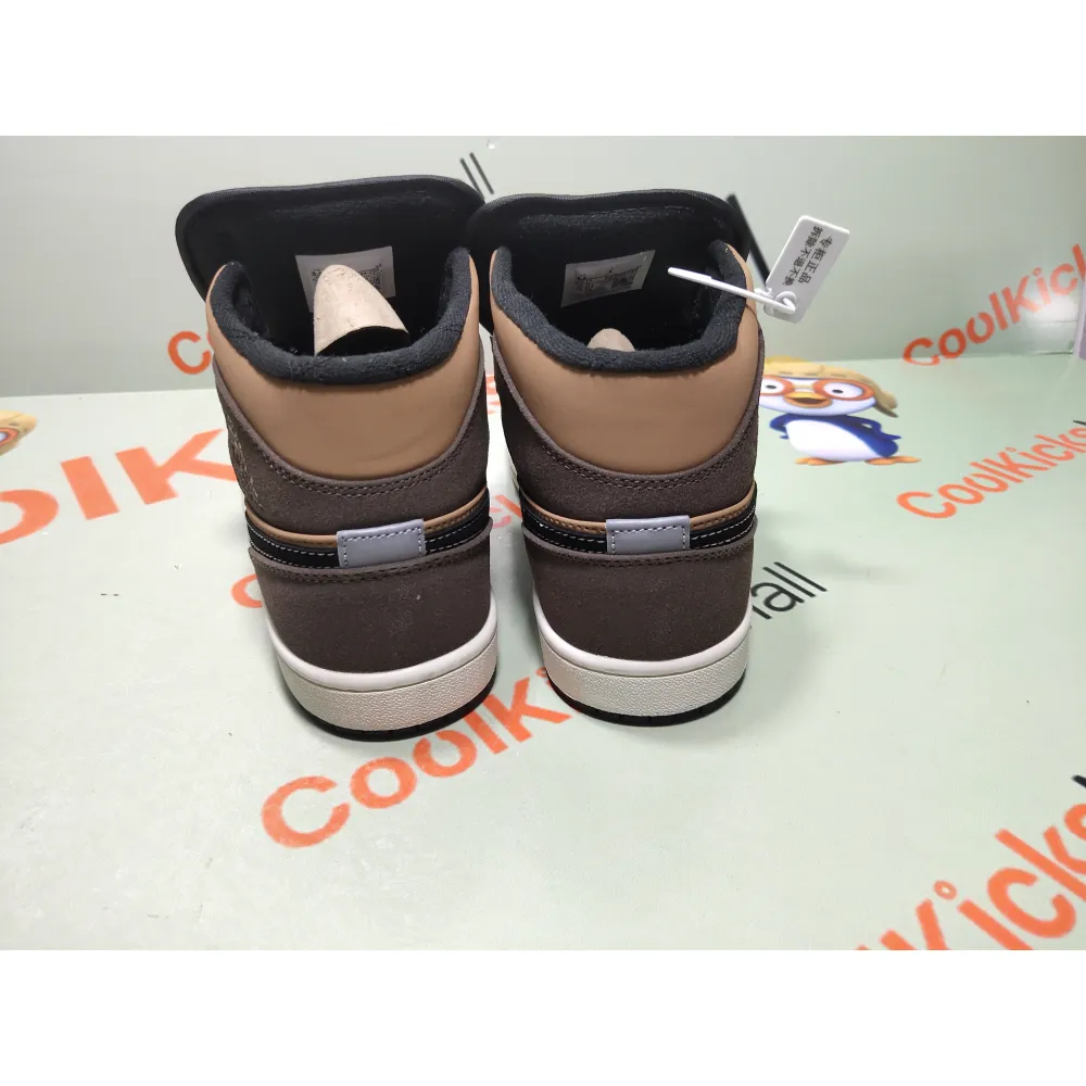 GET Air Jordan 1 Mid SE Dark Chocolate,DC7294-200