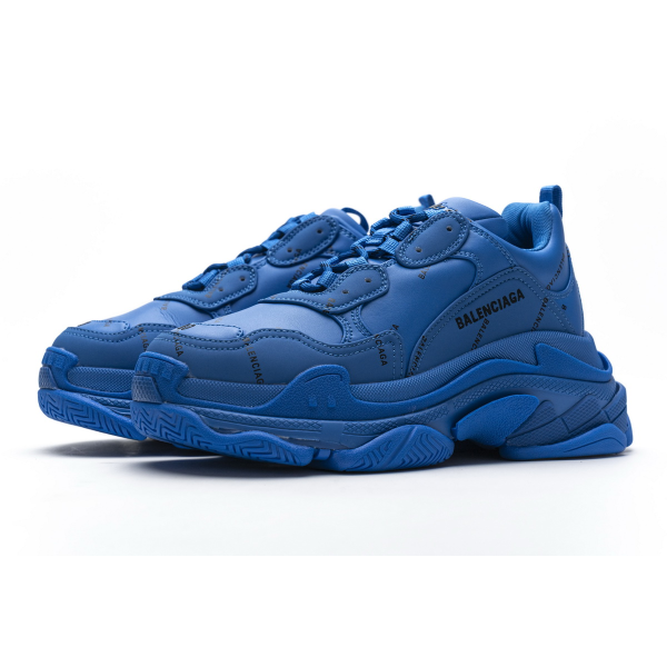 Cool kicks | PKGoden Balenciaga Triple S Letter Blue， 536737 W06E2 0848