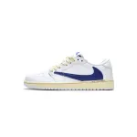 G5 Air Jordan 1 Low Travis Scott White Blue,DH68369-186   