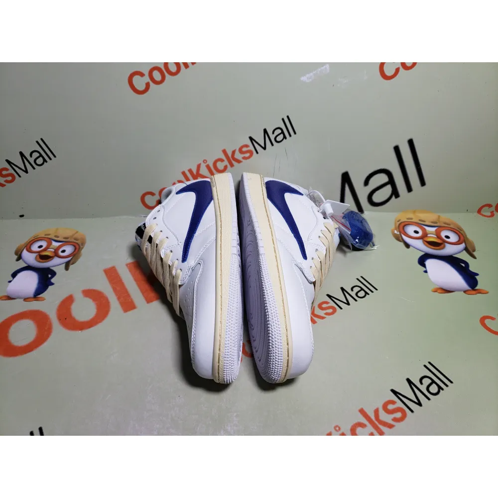 G5 Air Jordan 1 Low Travis Scott White Blue,DH68369-186   