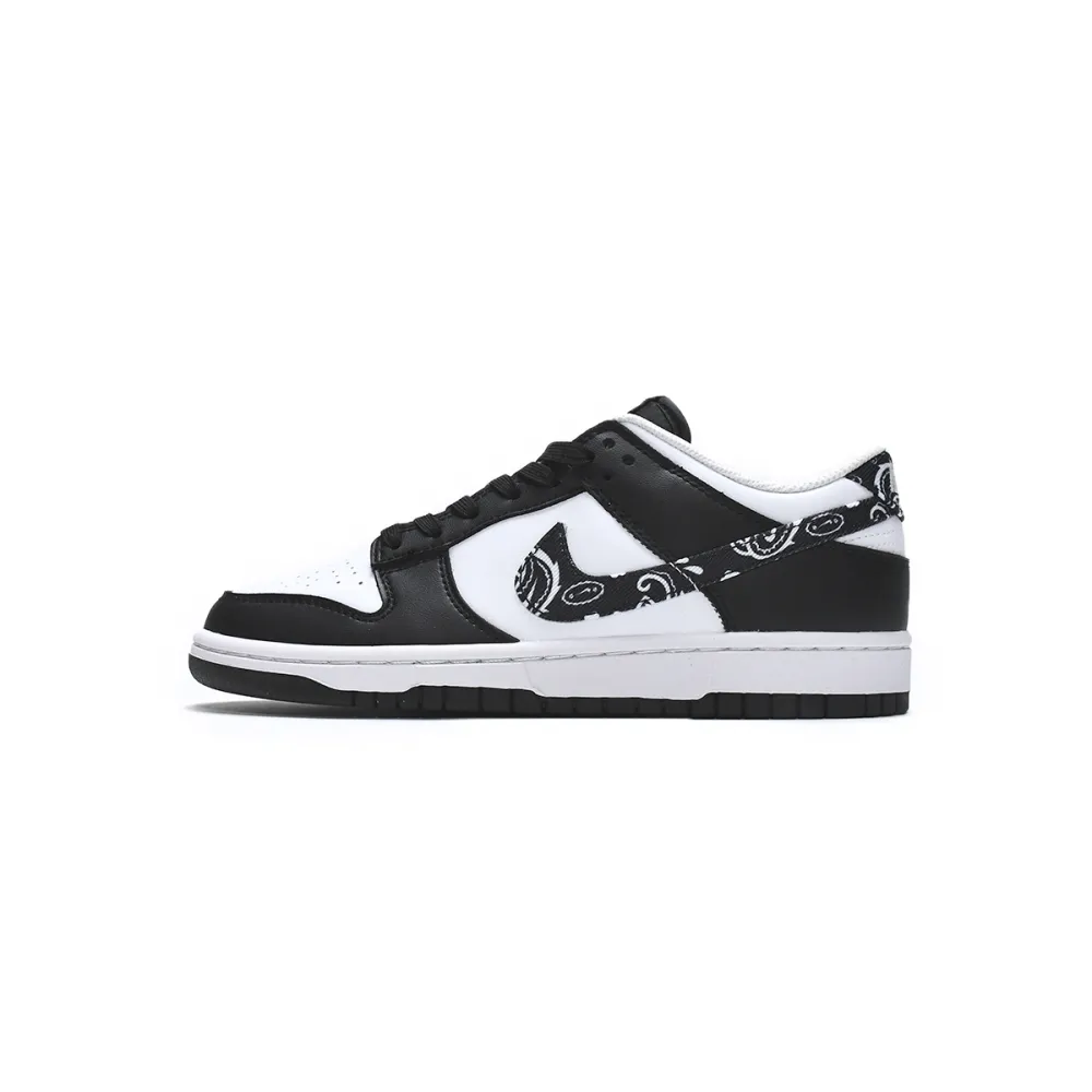 GET Dunk Low Black Paisley,DH4401-100