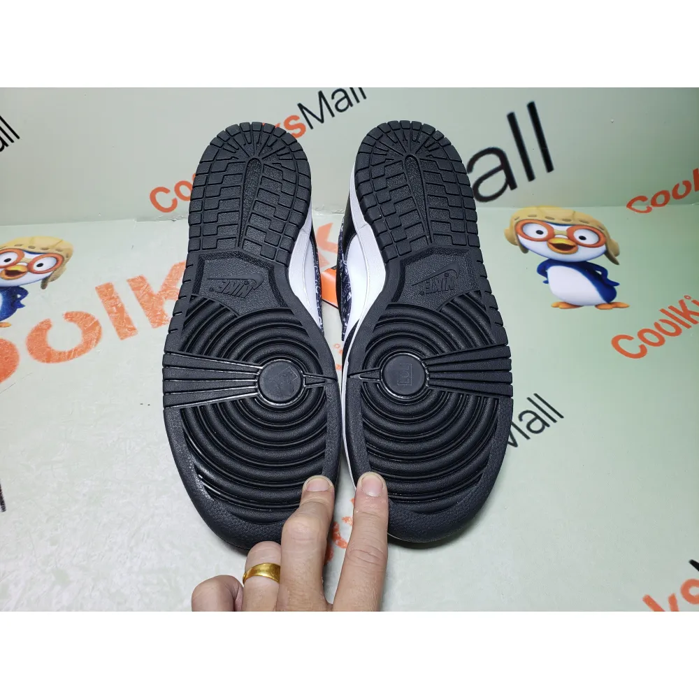 GET Dunk Low Black Paisley,DH4401-100