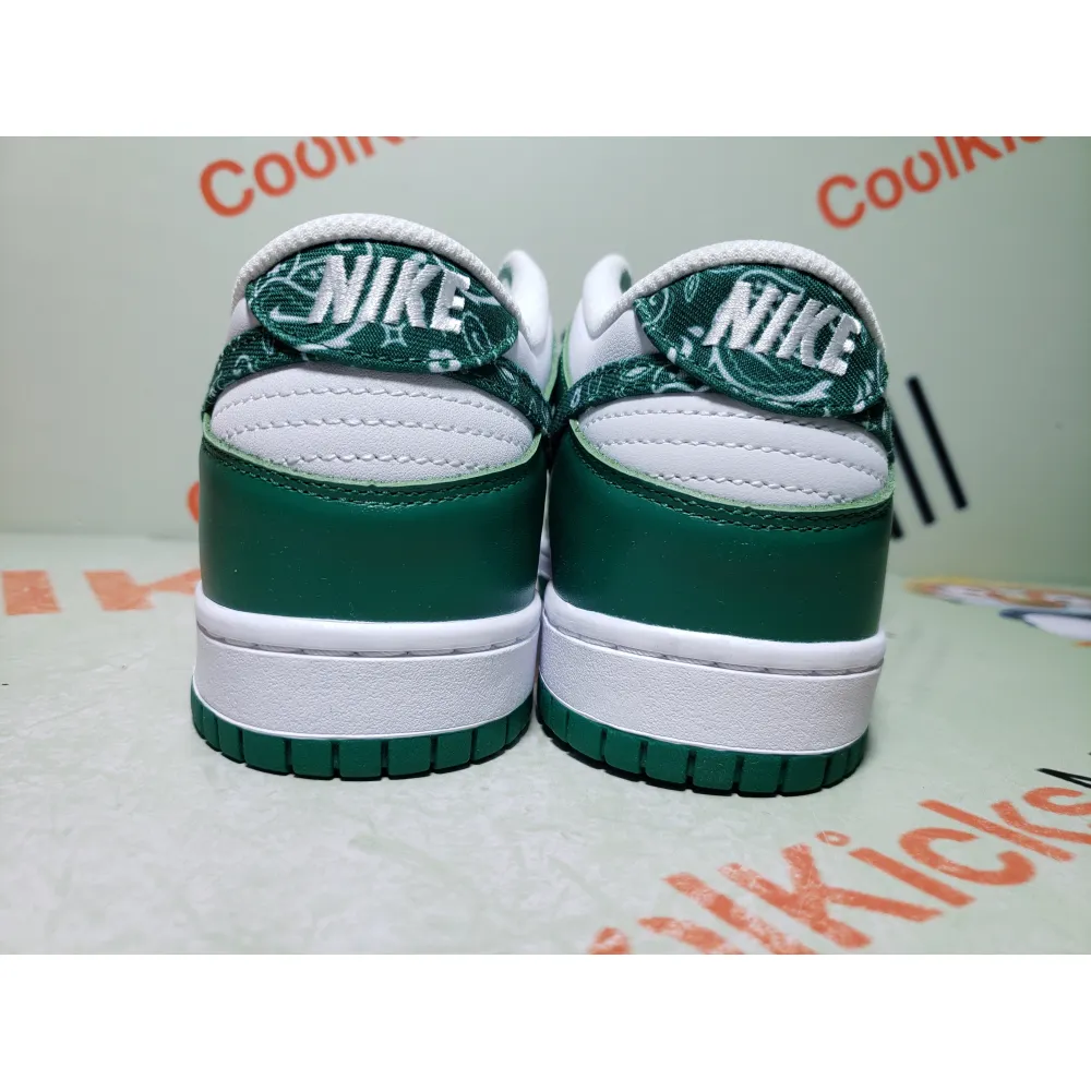 GET Dunk Low Essential Paisley Pack Green,DH4401-102