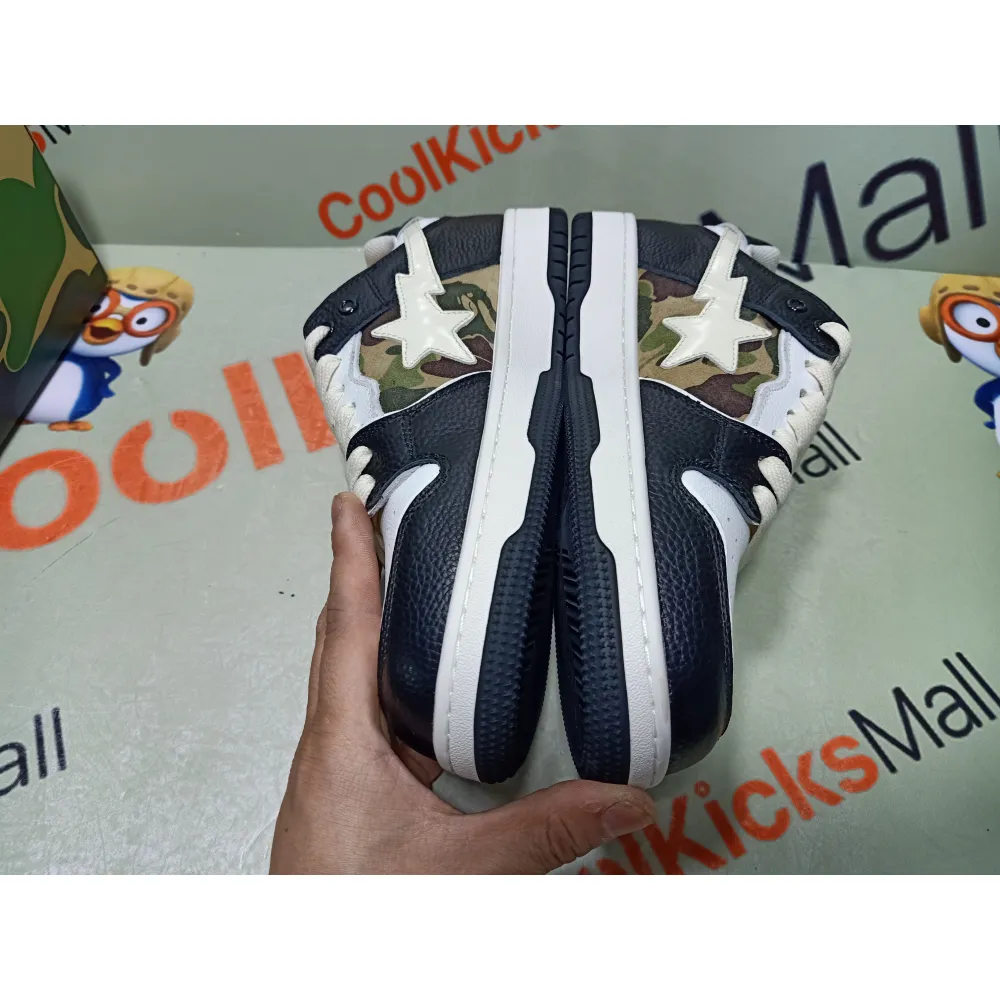 PKGoden A Bathing Ape Bape SK8 Sta Black,1H20-191-033