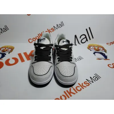 PKGoden A Bathing Ape Bape SK8 Sta White Silver, 1H80-191-020  02