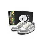 PKGoden A Bathing Ape Court Sta Light Grey Cream, 1G70-191-033
