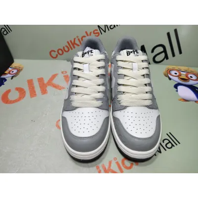 PKGoden A Bathing Ape Court Sta Light Grey Cream, 1G70-191-033 02