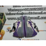 PKGoden A Bathing Ape Court Sta Mist Grey Royal Purple, 1G70-191-032