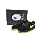 PKGoden A Bathing Ape Sk8 Sta Black Electric Yellow,  1G70-191-031
