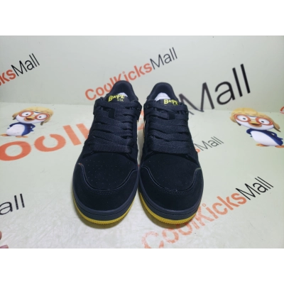 PKGoden A Bathing Ape Sk8 Sta Black Electric Yellow,  1G70-191-031 02