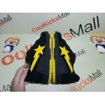 PKGoden A Bathing Ape Sk8 Sta Black Electric Yellow,  1G70-191-031