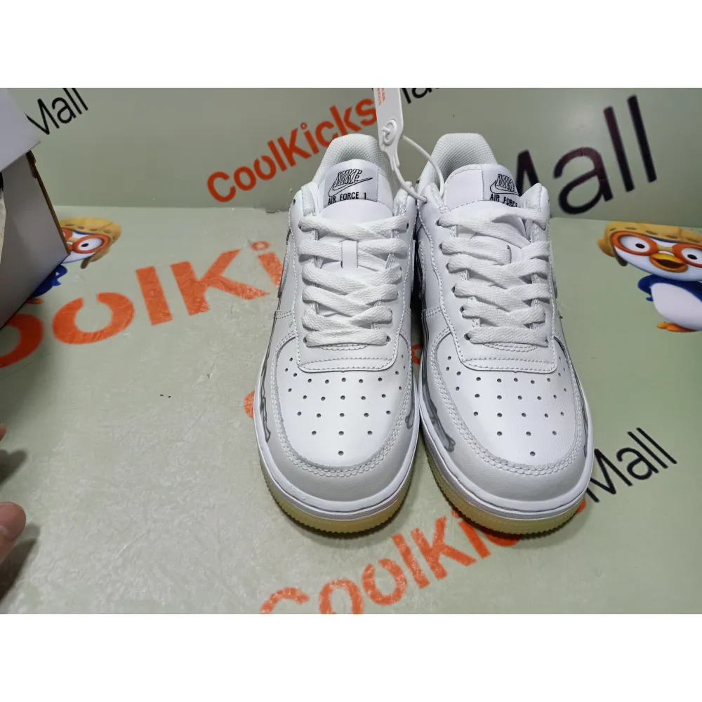 GET Air Force 1 Low Skeleton Halloween (2018),  BQ7541-100