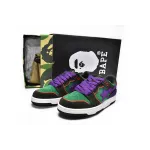 PKGoden A Bathing Ape Sk8 Sta Dark Purple Green, 1G70-191-029  