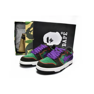 PKGoden A Bathing Ape Sk8 Sta Dark Purple Green, 1G70-191-029   01