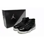 GET Air Jordan 11 25th Anniversary Black Silver Eyelets,CT8012-011