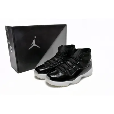 GET Air Jordan 11 25th Anniversary Black Silver Eyelets,CT8012-011 01