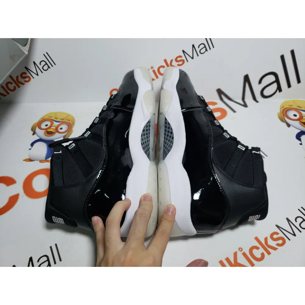 GET Air Jordan 11 25th Anniversary Black Silver Eyelets,CT8012-011