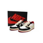 Coolkicks | PKGoden Air Jordan 1 Low GET Travis Scott Black Red,DM7866-166