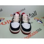 Coolkicks | PKGoden Air Jordan 1 Low GET Travis Scott Black Red,DM7866-166