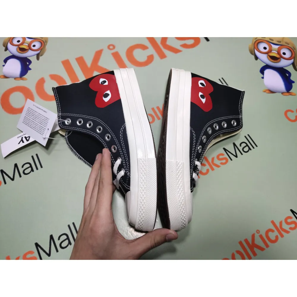 Cool Kicks | BoostMasterLin CDG Play x Converse Chuck Taylor All Star 70 High Top,150204C