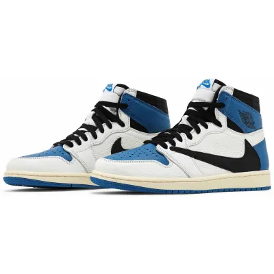 Cool Kicks | PKGoden Air Jordan 1 Retro High GET Military Fragment x Travis Scott,DH3227-105 01