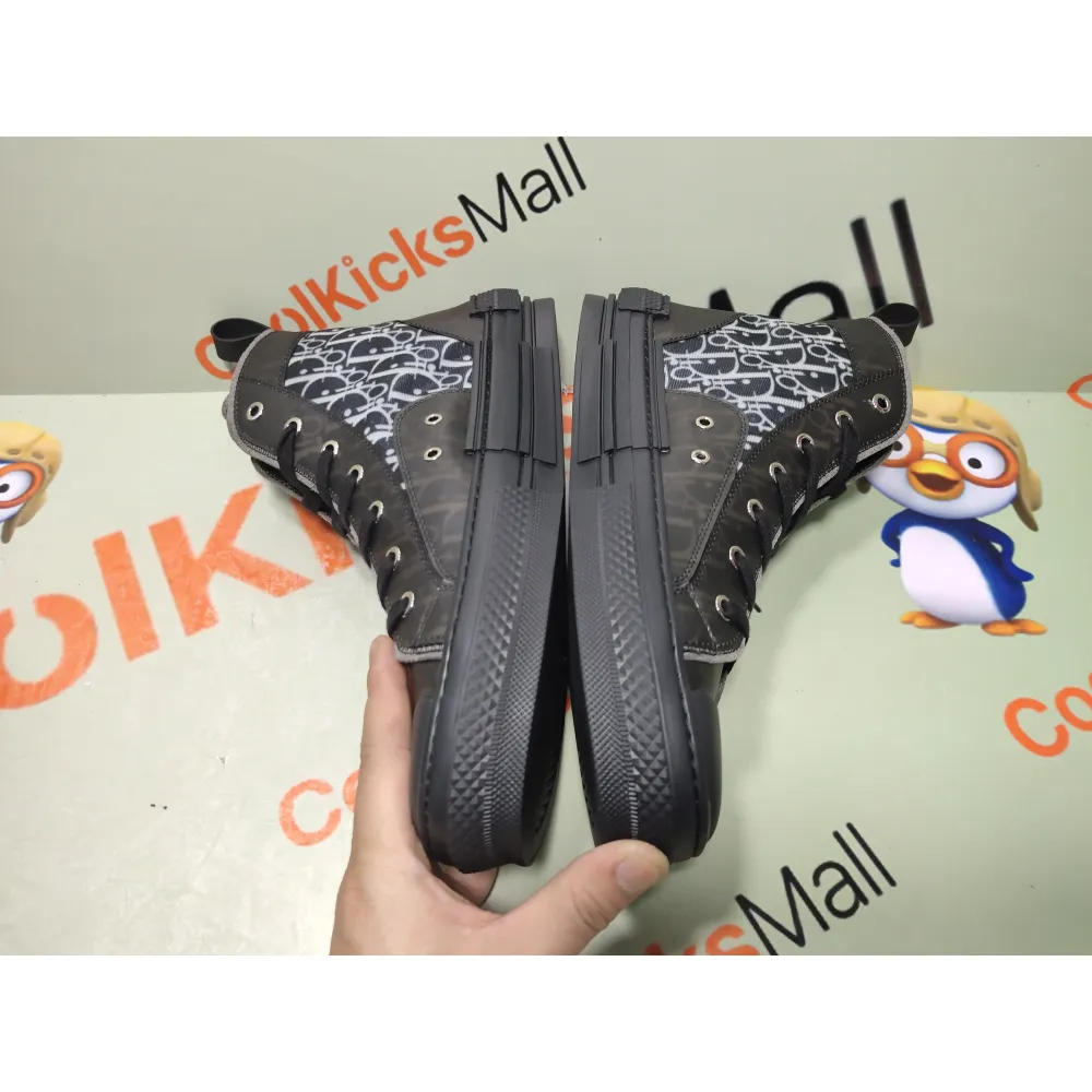 GET Dior B23 High Top Canvas Oblique Black,3SH118YJP_H960
