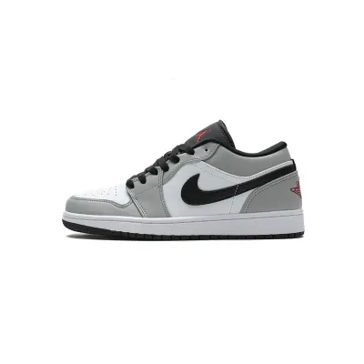 Coolkicks G5 Air Jordan 1 Low Light Smoke Grey,553558-030 01