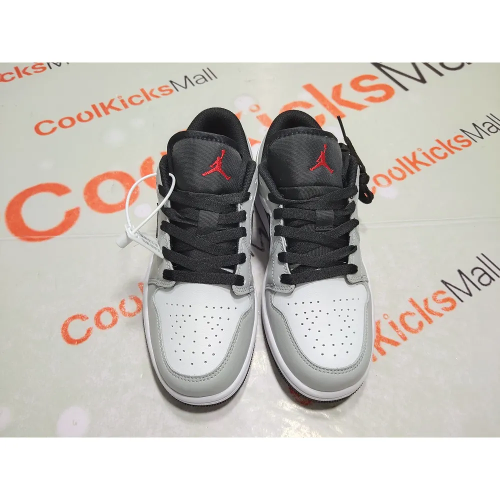 Coolkicks G5 Air Jordan 1 Low Light Smoke Grey,553558-030