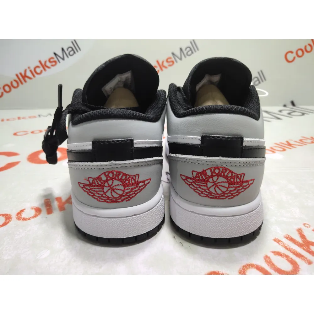 Coolkicks G5 Air Jordan 1 Low Light Smoke Grey,553558-030