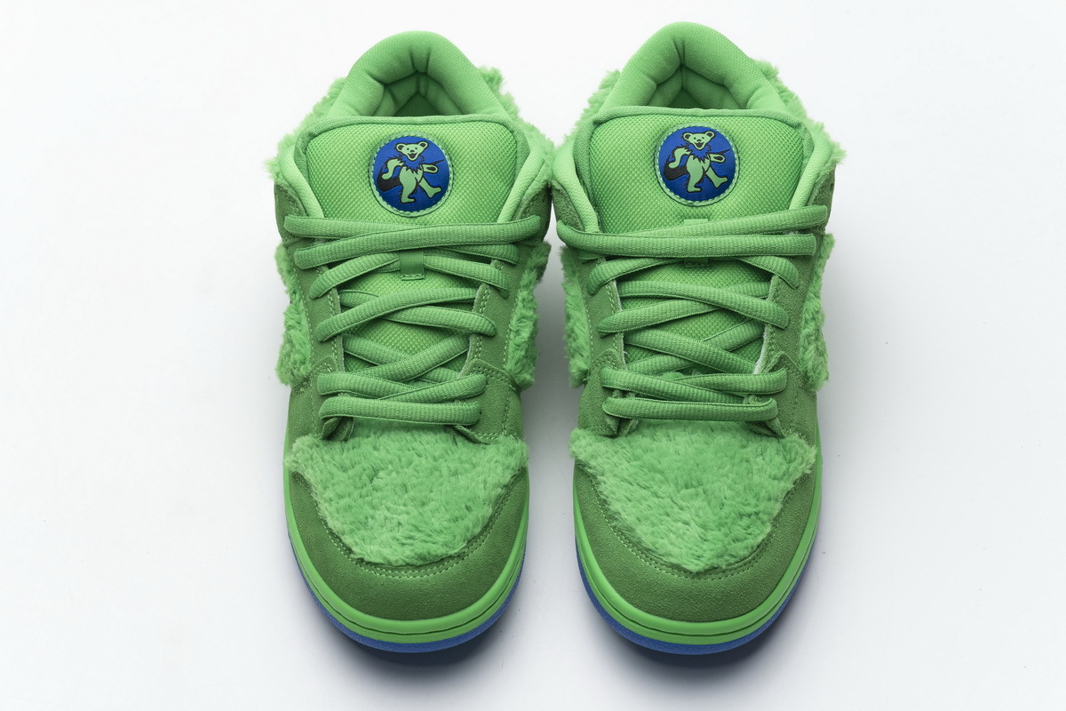 PK GOD SB Dunk Low Grateful Dead Bears Green