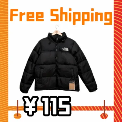 (Free Shipping) TheNorthFace All Alack 01