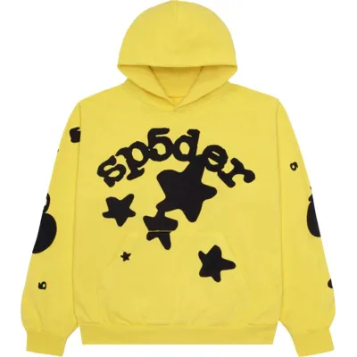 Sp5der Beluga Hoodie Gold 01