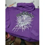 Sp5der Web Purple Hoodie