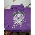 Sp5der Web Purple Hoodie