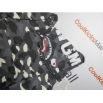 BAPE Color Camo Shark Full Zip Hoodie Black