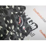 BAPE Color Camo Shark Full Zip Hoodie Black