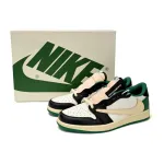 PKGoden Air Jordan 1 Low GET Travis Scott Black Green Barb,DM7866-128