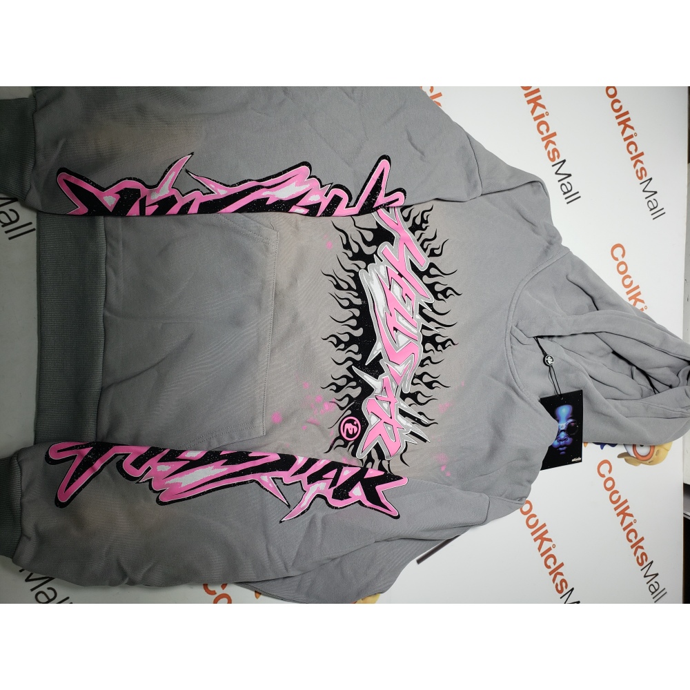 Hellstar Hoodie Flame Grey