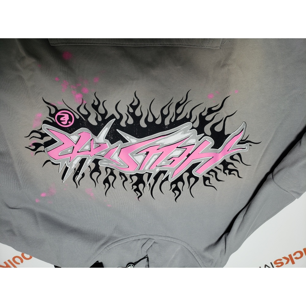 Hellstar Hoodie Flame Grey