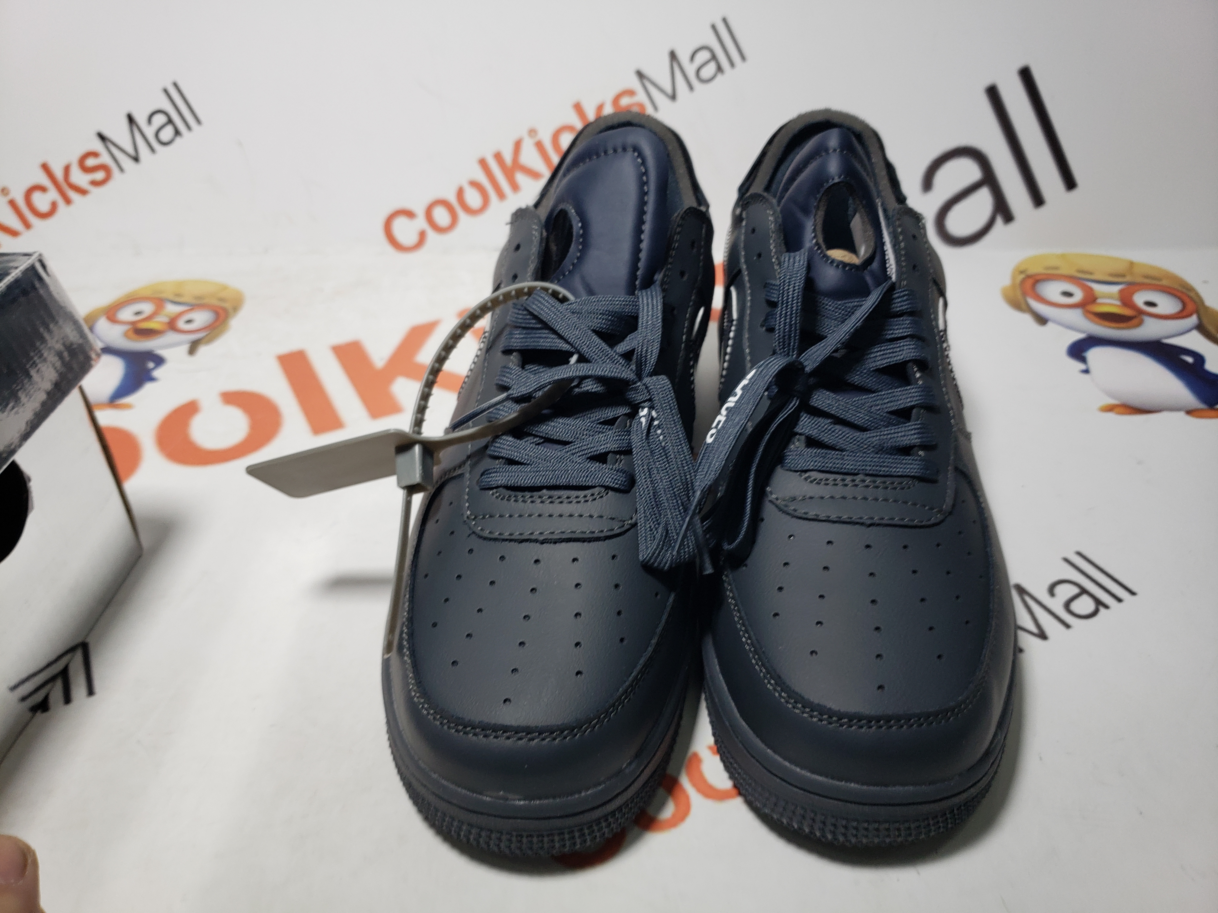 Replica Air Force 1 Low Off-White MCA University Black,315122-111