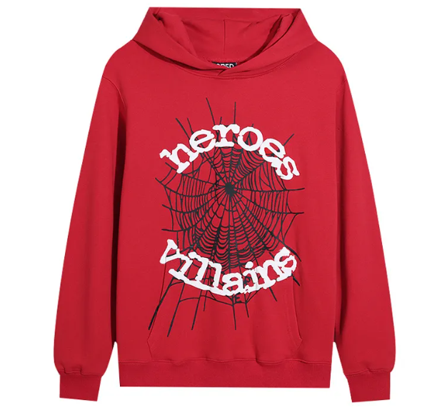 Sp5der Web Hoodie Red