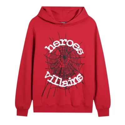 Sp5der Web Hoodie Red 01
