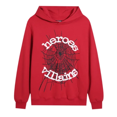 Sp5der Web Hoodie Red 01