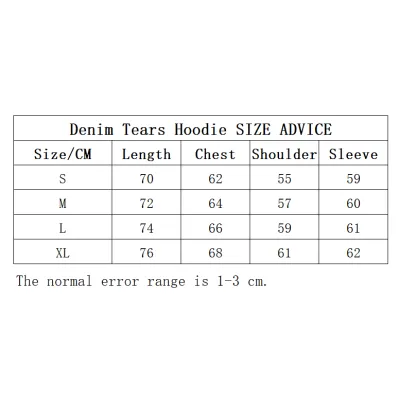 Denim Tears hoodie blue Tracksuit 02