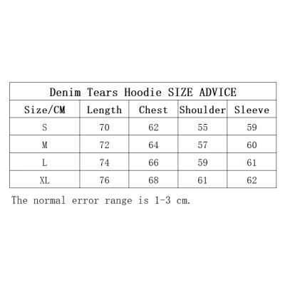 Denim Tears Big Cotton Wreath Hoodie Grey + Denim Tears pants Black 02