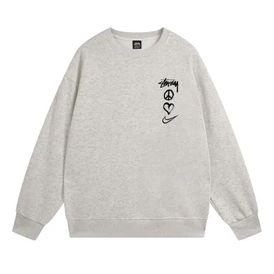  Stussy Hoodie Light Grey，XB508 01